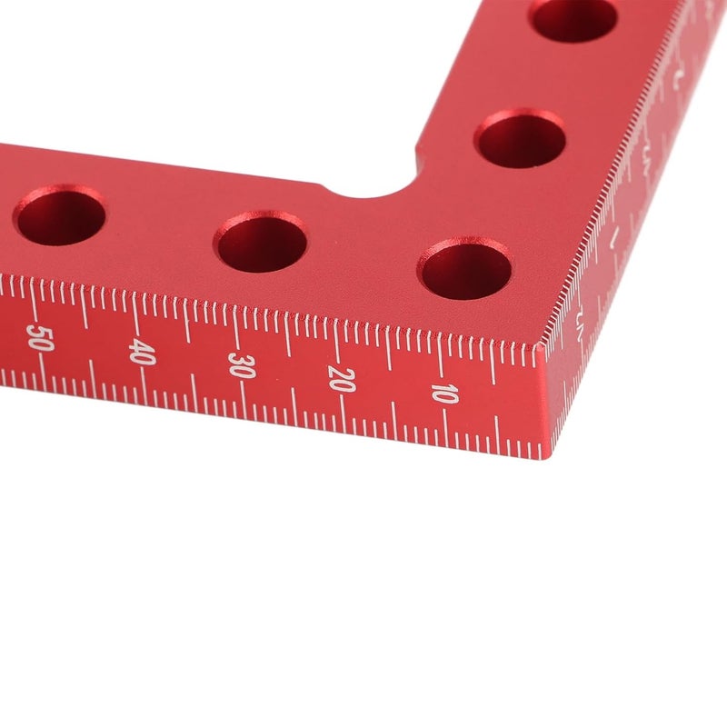 90 Degree Positioning Square Right Angle Fixture 100mm Aluminum Alloy Metric Imperial Scale Woodworking Tools For Carpentry DIY - Image 3