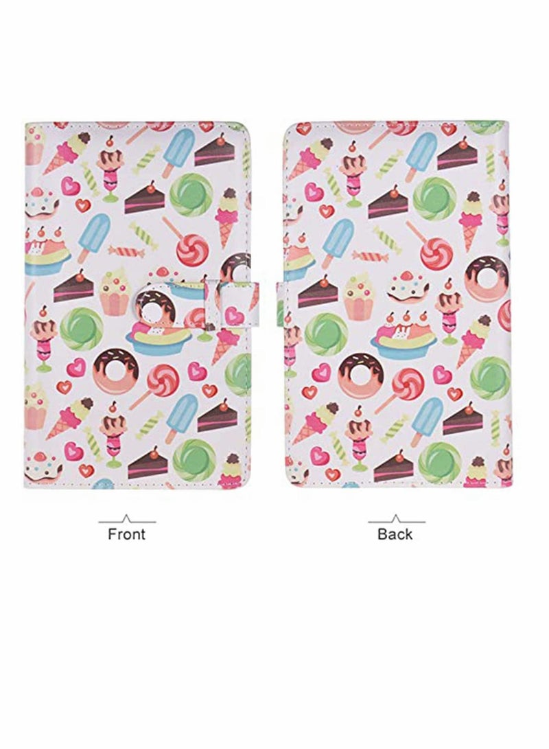 Y&D 96 Pockets Mini Photo Album, Portable PU Leather Picture Book, for Fujifilm Instax 9 8 7s 70 25 50s, 90 Color Films Camera Paper Name Card Credit - Image 3