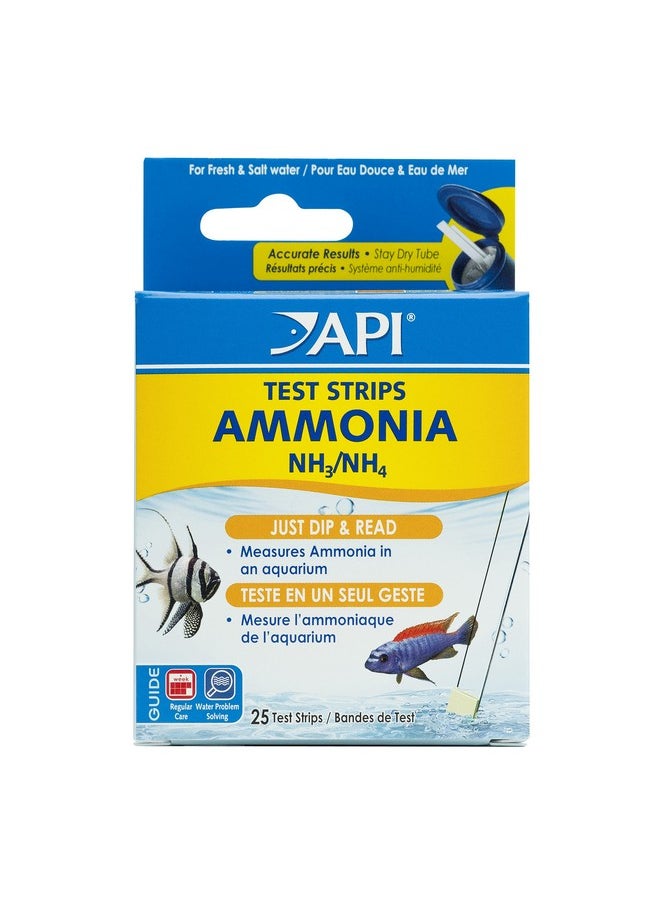 API Aquarium Pharmaceuticals® Ammonia Aquarium Test Strips  - Image 1