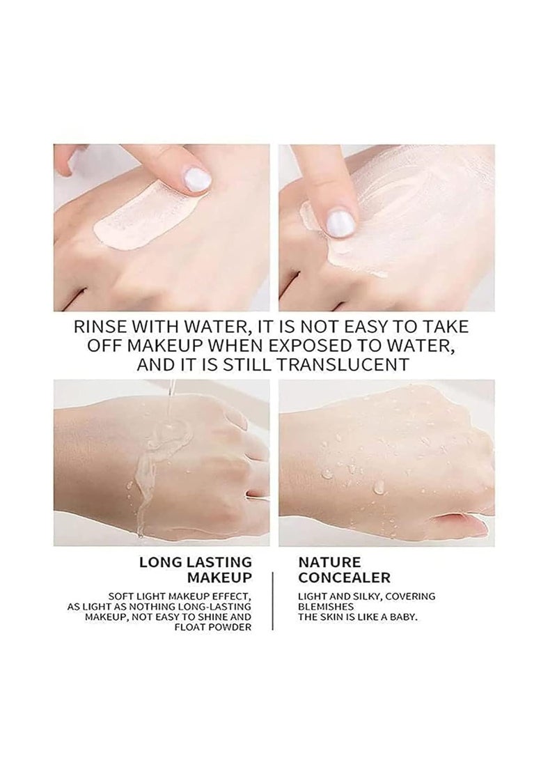 KASTWAVE Double Sided Concealer With Brush, Double-Sided Makeup Brushes Foundation Concealer, 2 In 1 Concealer Double Sided Concealer Stick, Long Lasting Makeup Full Concealer Stick (2pcs) - Image 5