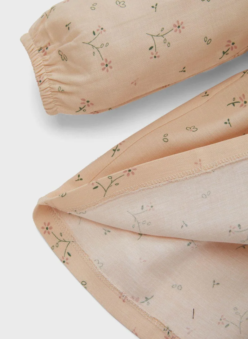 DeFacto Floral Button-Down Dress