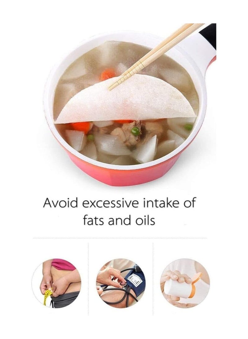 12-Pc Oil-Absorbing Paper - Kitchen Baking Paper, Oil-Absorbing Cotton for Cooking, Absorbs Grease from Soups, Fried Meals, Bacon, and Pizza - Image 3