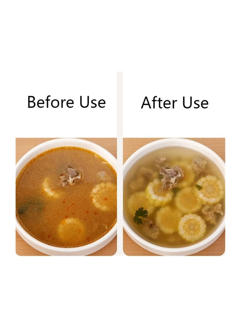 12-Pc Oil-Absorbing Paper - Kitchen Baking Paper, Oil-Absorbing Cotton for Cooking, Absorbs Grease from Soups, Fried Meals, Bacon, and Pizza - Image 4