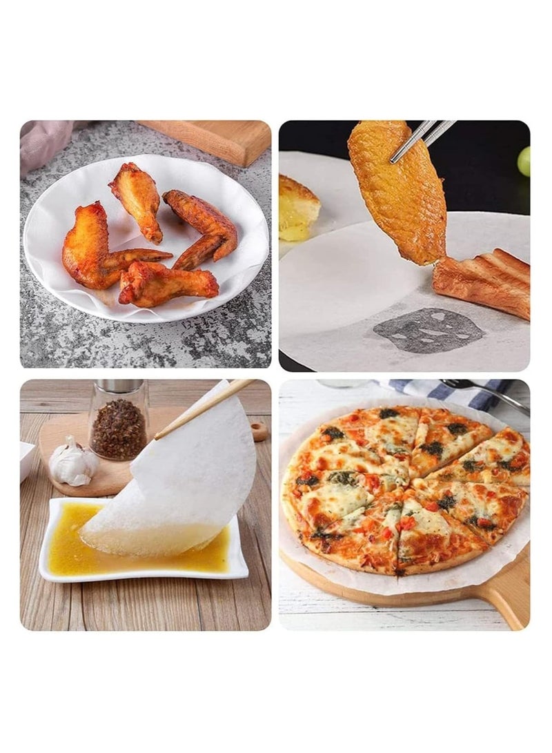 12-Pc Oil-Absorbing Paper - Kitchen Baking Paper, Oil-Absorbing Cotton for Cooking, Absorbs Grease from Soups, Fried Meals, Bacon, and Pizza - Image 5