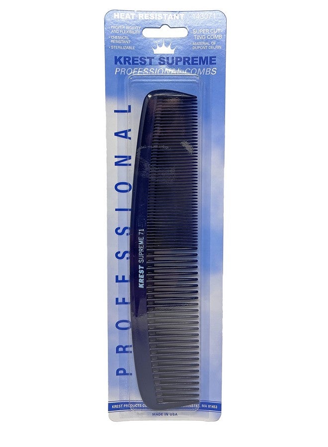 Krest Supreme 71 Combs Heat And Chemical Resistant Cutting Large Regal Blue 1 Pc, X-Large
