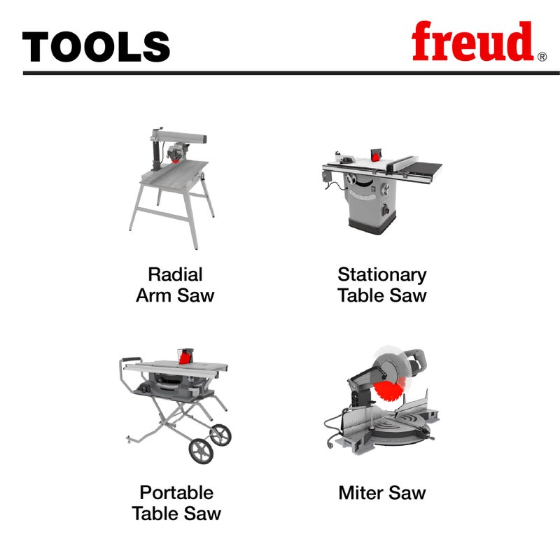 Freud LU84R008: 8" x 40T Combination Blade - Image 3