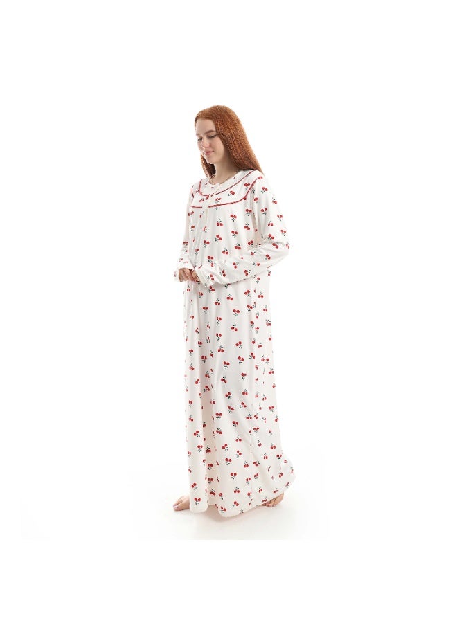kady Sleeve Sleepshirt and pepper painting buttons - Image 3