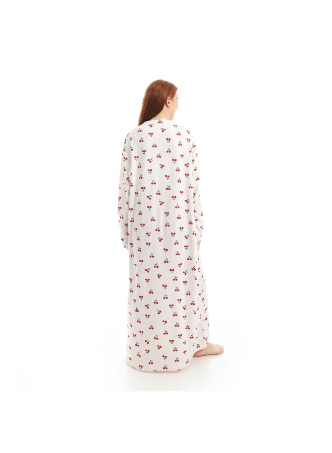 kady Sleeve Sleepshirt and pepper painting buttons - Image 2