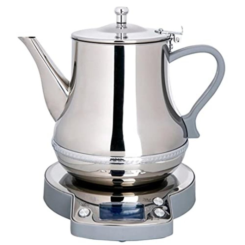 Duo 252 Karak Tea And Arabic Coffee Maker, Stainless Steel, Silver, With Infusers For Loose Coffee - Image 5