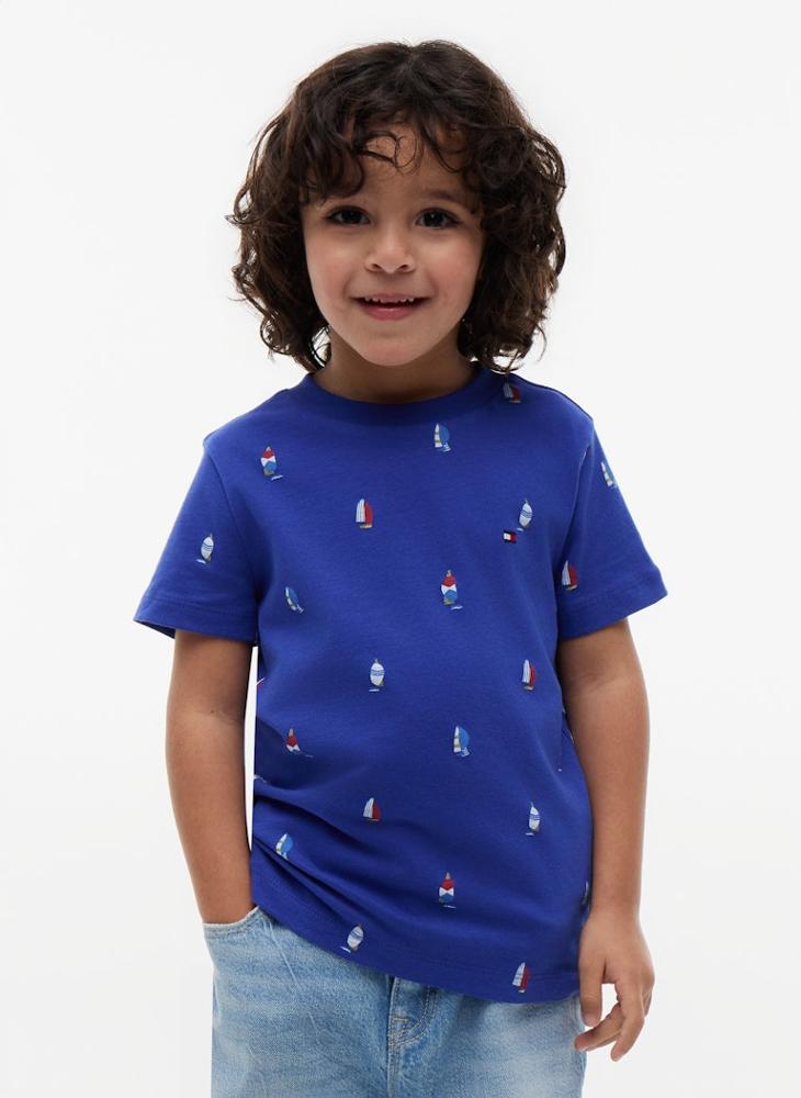 TOMMY HILFIGER Print Jersey Top - Image 1