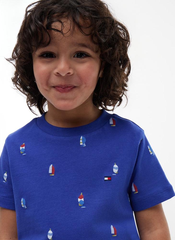 TOMMY HILFIGER Print Jersey Top - Image 3