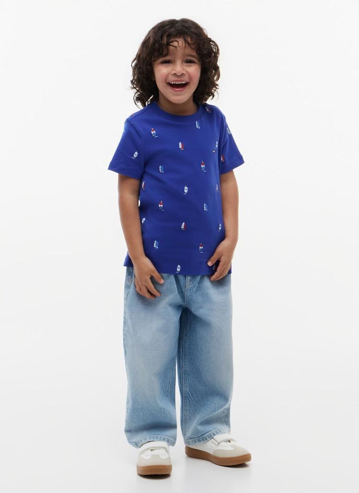 TOMMY HILFIGER Print Jersey Top - Image 4