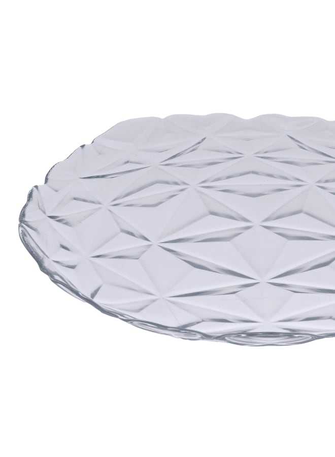 Pasabahce Glass Dinner Plate 6 Pieces - 28cm clear 28cm - Image 4