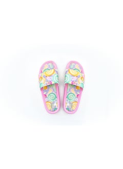 CUBS Lolipops Print Everyday Wear Eco-Friendly Pvc Slides For Girls Lightweight Easy To Wash And Anti-Slip Soles  - Image 1