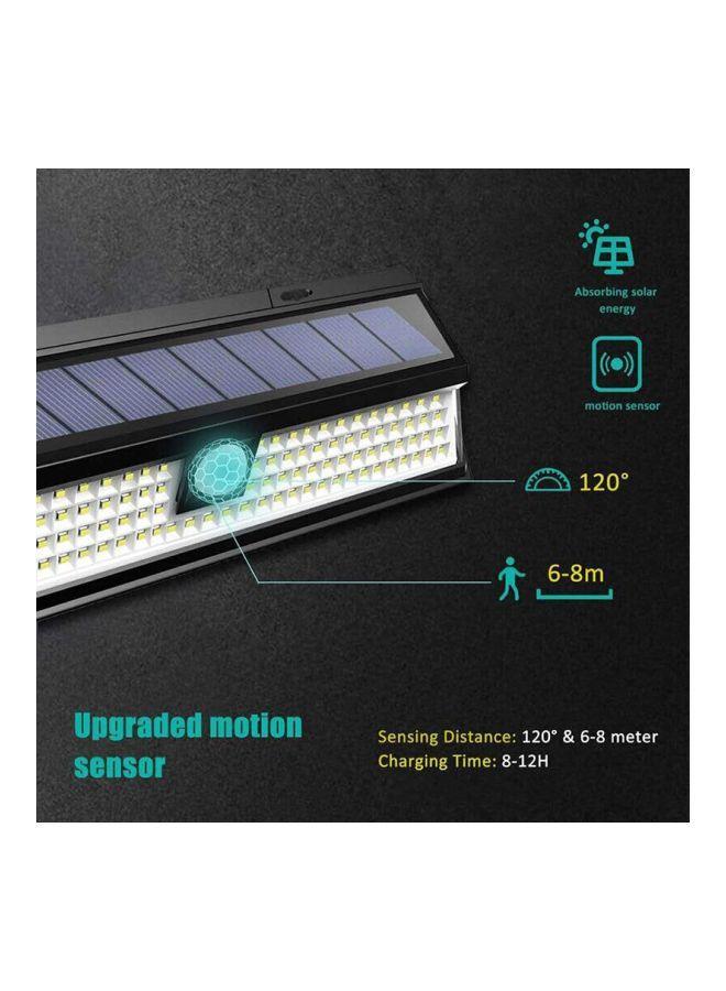 118 LEDs External Solar Outdoor Light/Lamp With 120 Degree Motion Sensor White 30x10.7x5cm  - Image 4