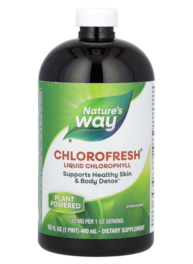 Nature's Chlorofresh Liquid Chlorophyll Unflavored 16 fl oz (480 ml) 