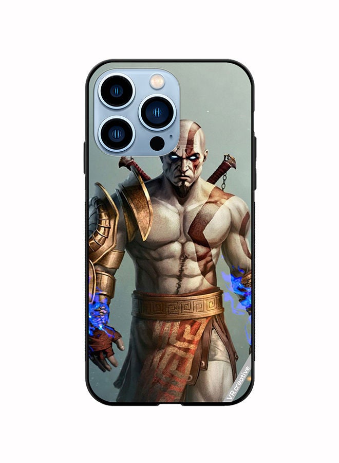 VR CREATIVE Protective Case Cover For Apple iPhone 14 Pro Max Young Kratos Design Multicolour - Image 1