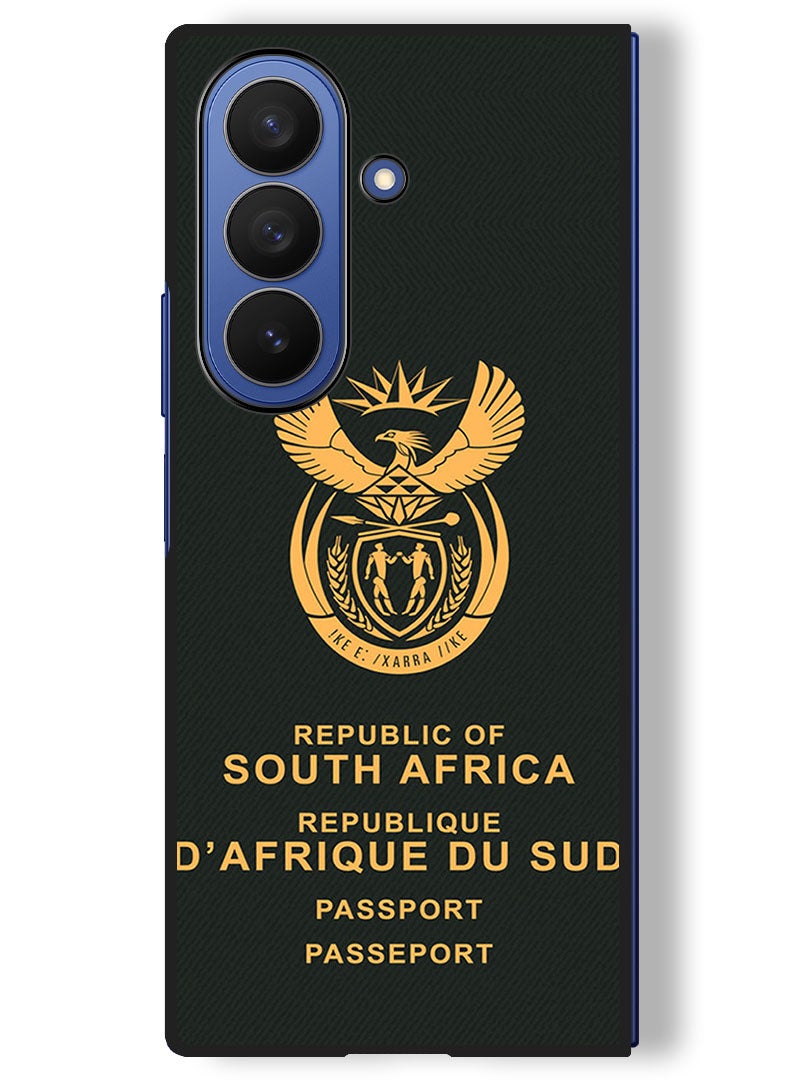 Theodor Case Compatible with Samsung Galaxy Z Fold 7 - 8 Inch Protection Shockproof Bumper Cover South Africa Passport - Image 1