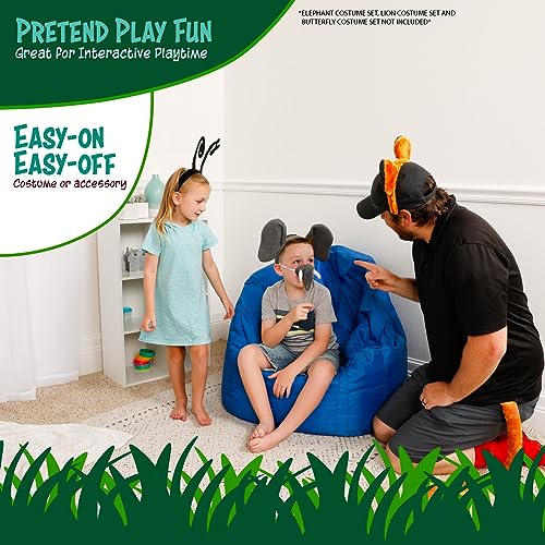 Squirrel Products Pig Headband Ears, Snout and Tail Costume Accessory Set - Fits Adults and Kids - Image 4