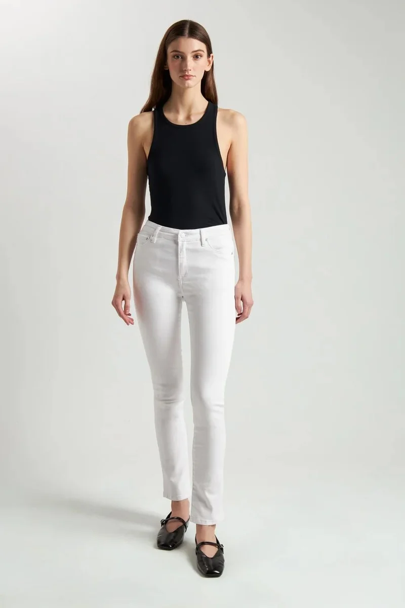 Ag Jeans Ribbed Dark Cotton Racerback Tank