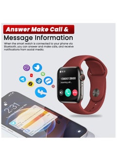 Choosey Choosey Smart Watch, 1.54" HD Smartwatch for Men & Women, Fitness Watch with Multiple Workout Modes, Heart Rate/Sleep Monitor, Pedometer, Fitness Tracker for iOS/Android, (Answer/Make Calls)  - Image 2