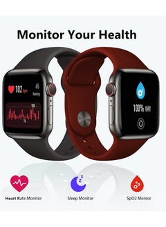 Choosey Choosey Smart Watch, 1.54" HD Smartwatch for Men & Women, Fitness Watch with Multiple Workout Modes, Heart Rate/Sleep Monitor, Pedometer, Fitness Tracker for iOS/Android, (Answer/Make Calls)  - Image 4