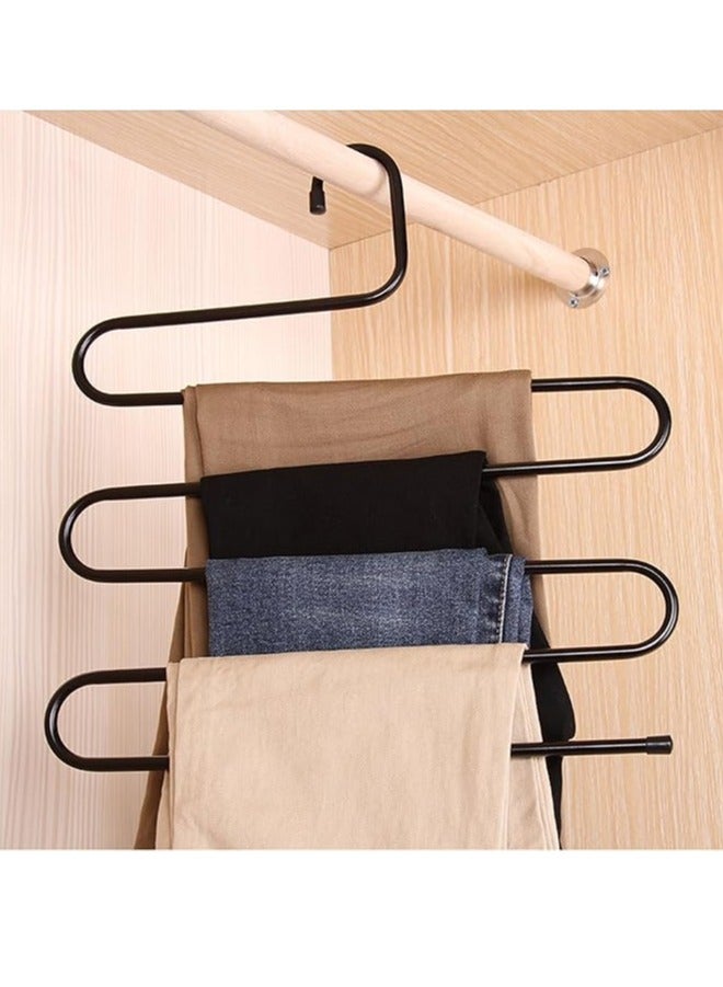 Multi-colored metal pants and towel hanger  - Image 4