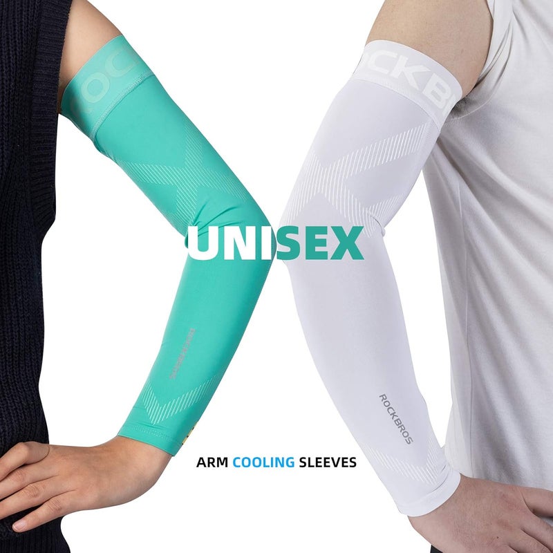 Rockbros Arm Sleeves for Men Women UV Protection UPF 50 Cooling Sun Sleeves Tattoo Cover - Image 5