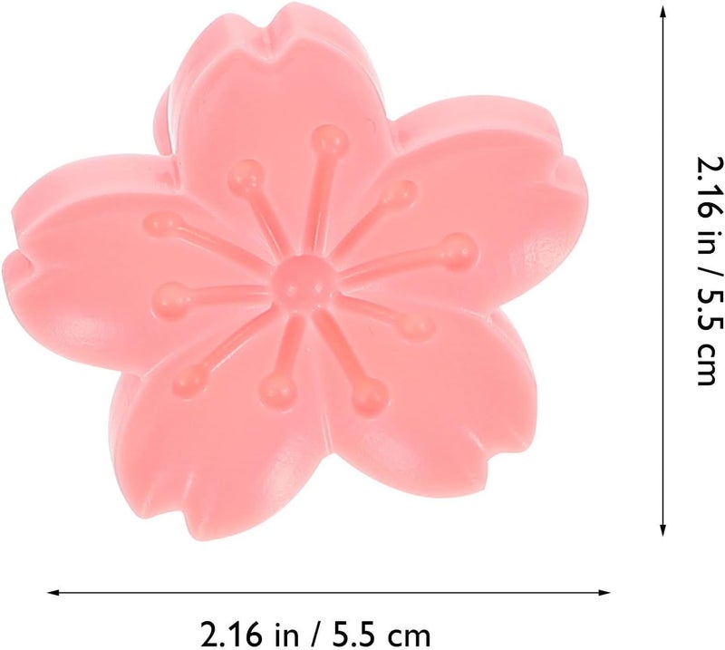 Creative Cookie Mold and Biscuit Cutter Set, Plastic Pressing Embossed Baking Cookie Mold, Cute Cherry Blossom Shape for Home Baking and Fondant Decorating - Image 2