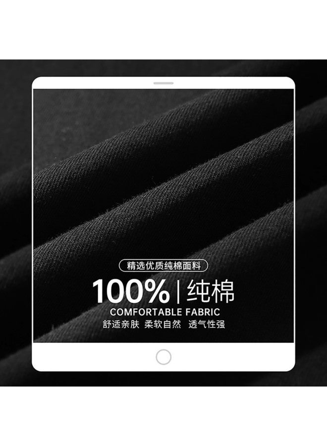 FOLUNSI men's Summer Cotton T-shirt - Round Neck Short Sleeve Casual Breathable Undershirt - Image 5