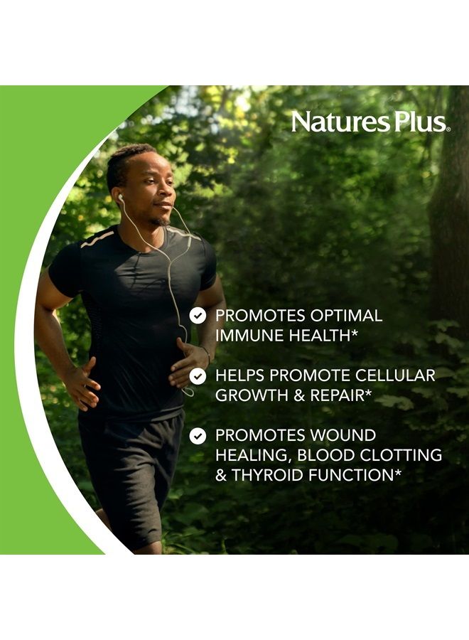 Nature's Plus NaturesPlus Zinc Tablets - 10 mg, 90 Vegetarian Supplements - Immune System Supplement for Cellular Growth & Repair - Promotes Healthy Digestion, Metabolism & Vision - Gluten-Free - 90 Servings - Image 4
