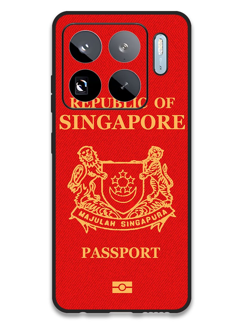 Theodor Case Compatible with Xiaomi 15S Pro 6.73 Inch Protection Shockproof Bumper Cover Singapore Passport - Image 1