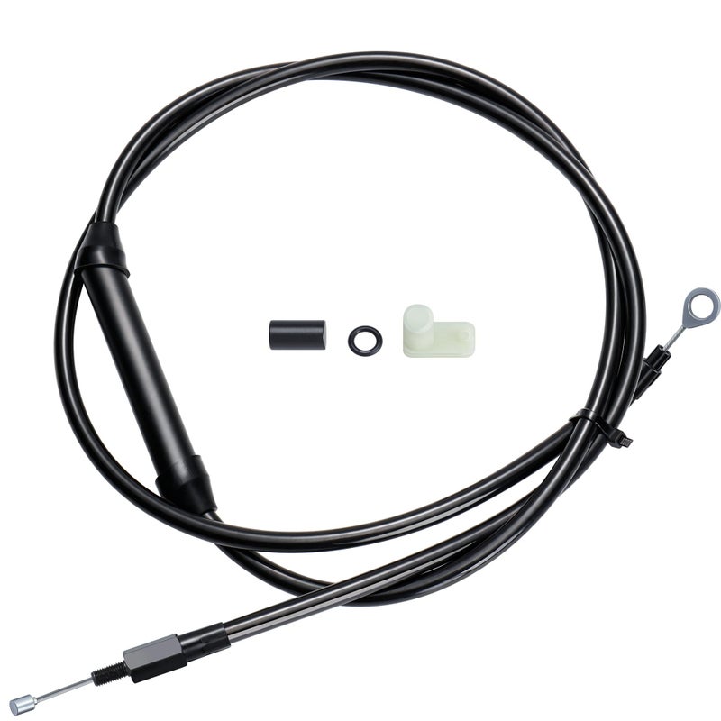 MoKitDora 741516 Twin Cam Clutch Cable Black Vinyl for 20072016 Harley Touring Dyna Softail Twin Cam 18Later M8 Models 6 Speed Transmission with Mechanical Clutch Black