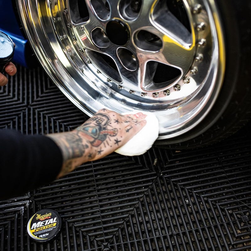 ميجواير Meguiar's G211606EU Metal Polish 170g Suitable for aluminium (polished, cast and billet), chrome, stainless steel, brass, copper, silver and other bright-work components - Image 3