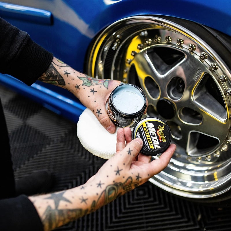 ميجواير Meguiar's G211606EU Metal Polish 170g Suitable for aluminium (polished, cast and billet), chrome, stainless steel, brass, copper, silver and other bright-work components - Image 2