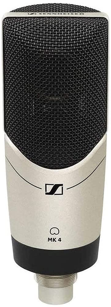 Sennheiser Mk 4 Large Diaphragm Condenser Xlr Microphone| True Condenser Capsule | Low Self-Noise | 20Hz 20Khz | Ideal For Vocals, Instruments, Voice Over & Broadcast Applications - Image 1