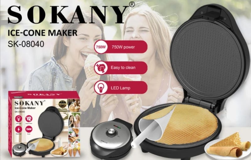 Sokany Ice Cone Maker 750W SK-08040 - Image 1
