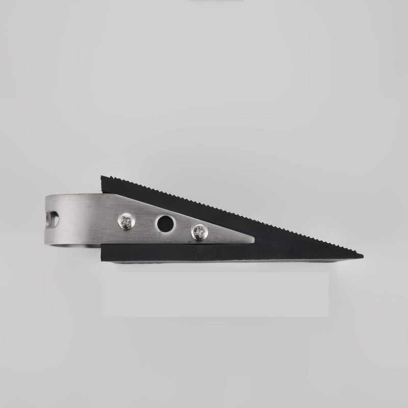 Heavy Duty Rubber Door Stopper with Metal Ring Black Strong Friction for Home Office Use - Image 5