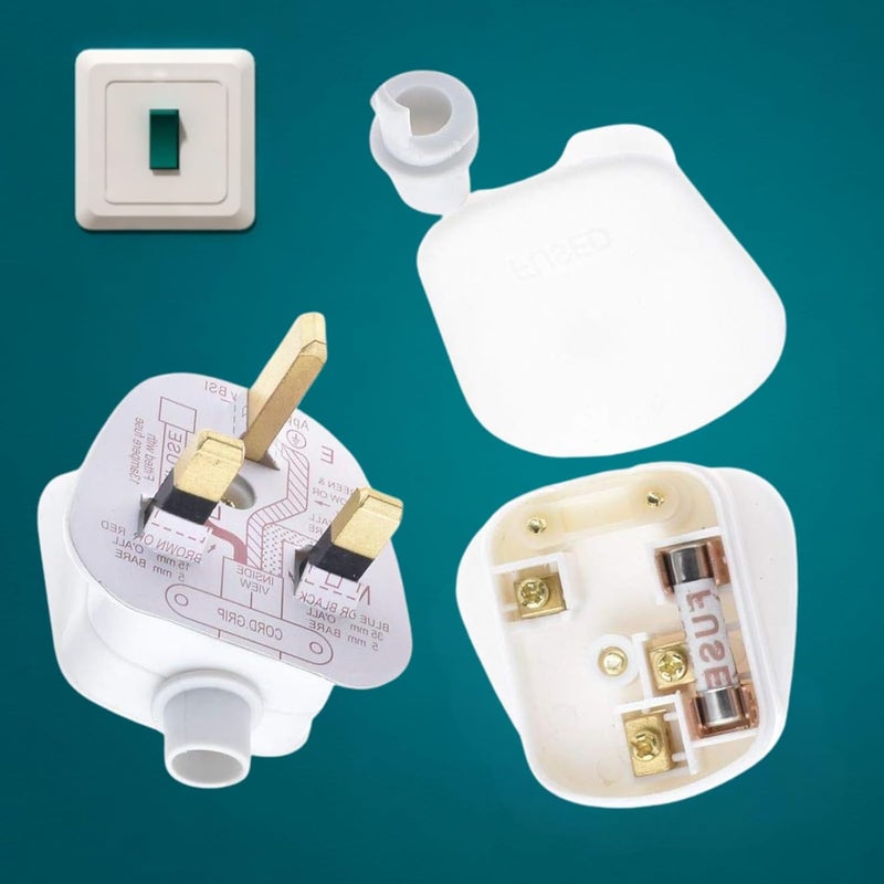 Parkplus قابس ذكر ثلاثي الدبابيس من النوع البريطاني 13A 250V مع fuse المستخدم في: المملكة المتحدة، ماليزيا، سنغافورة، هونغ كونغ - Image 5