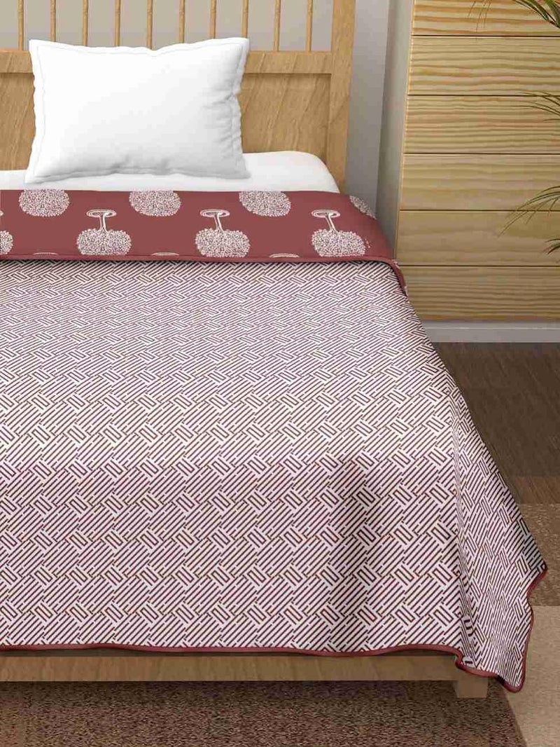 Jinaya's Reversible 3 Layer Pure Cotton Mulmul Feel Floral Single Bed Dohar/A/c Blanket/Quilt (60x90 Inches) - Image 3