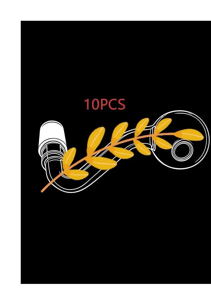 10PCS Premium Heat Resistant Glass Oil Lamp accessories, Medical Grade High Borosilicate Material for Long lasting Use ,Clear