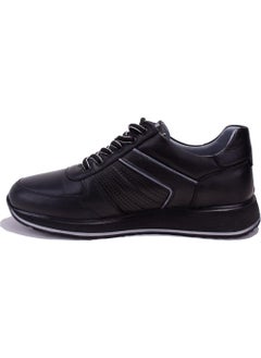 Dagoster DMA08-1071 Black Orthopedic Casual Men's Leather Shoes  - Image 3