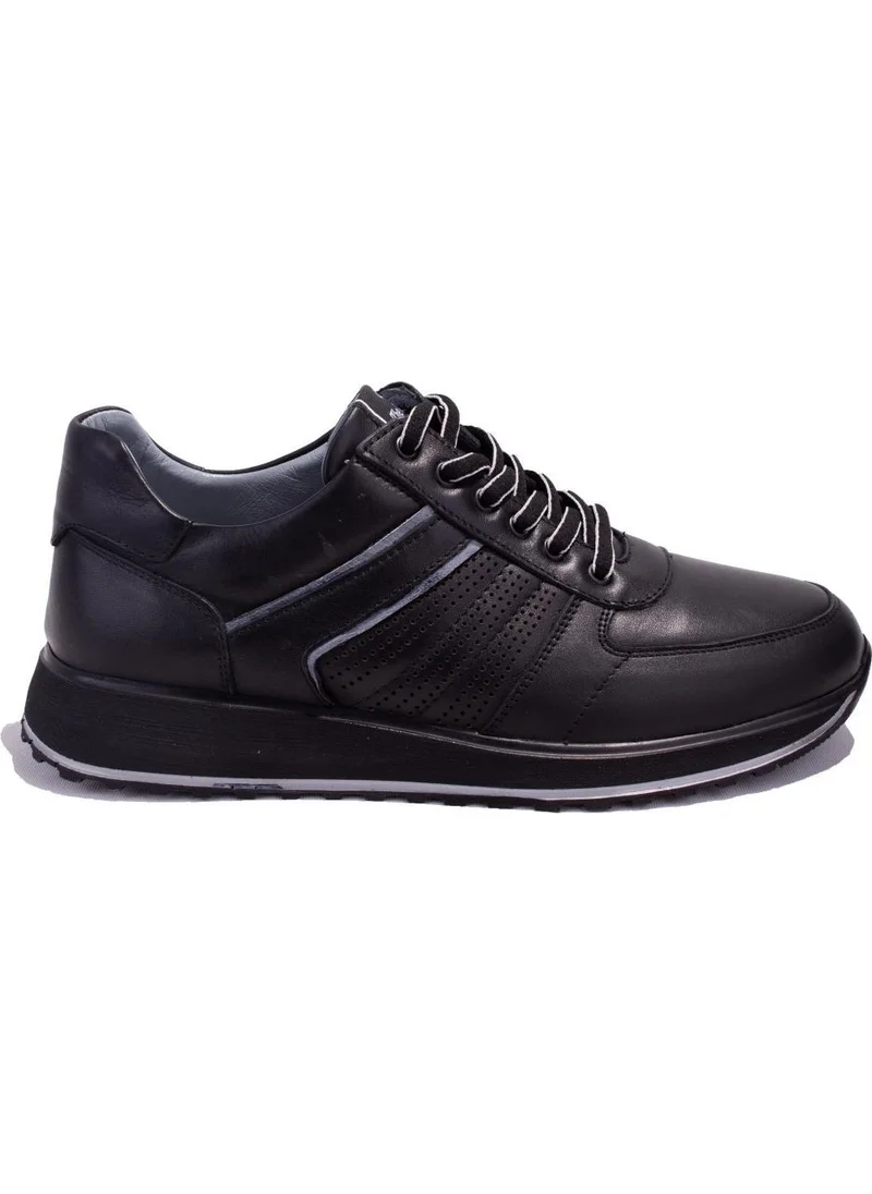 داجوستر DMA08-1071 Black Orthopedic Casual Men's Leather Shoes