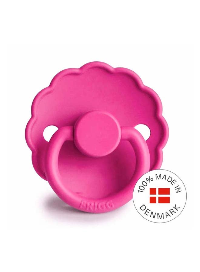 FRIGG Daisy Silicone Baby Pacifier 0-6M 2-Pack Fuchsia/Soft Lilac - Size 1 - Image 4