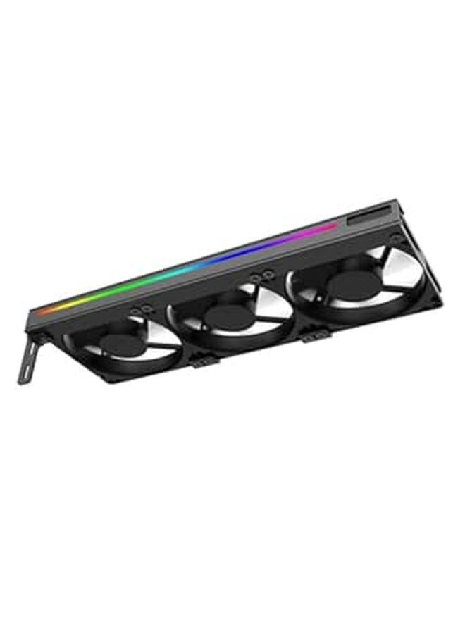 5v ARGB GPU Cooling Fan 3 Pin Small Quiet Radiator Cooler For Desktop Graphics Card - Image 1