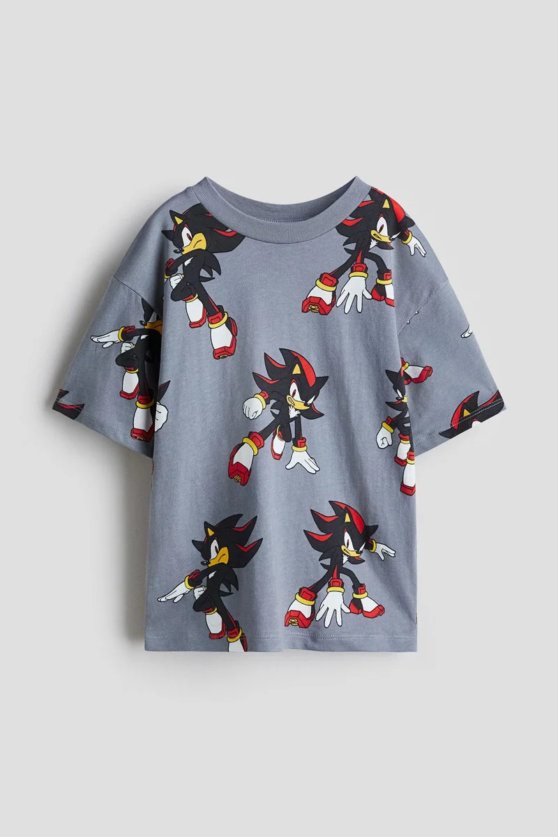 H&M Printed oversized T-shirt