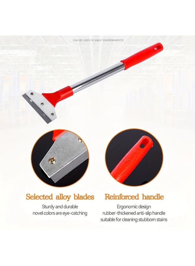 أداة كشط متعددة الوظائف مصنوعة من الفولاذ المقاوم للصدأ المطور لتنظيف الزجاج والبلاط والأرضيات والجدران - Image 5