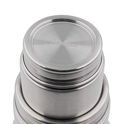 CoaGu 8oz Coffee Canisters: Premium 18/8 Stainless Steel Containers Perfect for Children's Lunches, Tea, Sugar, Coffee Storage, and Candy - Image 5