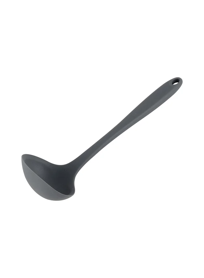 Danube Home Chef's Delight Silicone Soup Ladle – Heat Resistant Non-Stick Cooking Serving Ladle, Durable Ergonomic Kitchen Utensil for Scooping, Pouring & Serving Soups and Stews L30XW9Cm