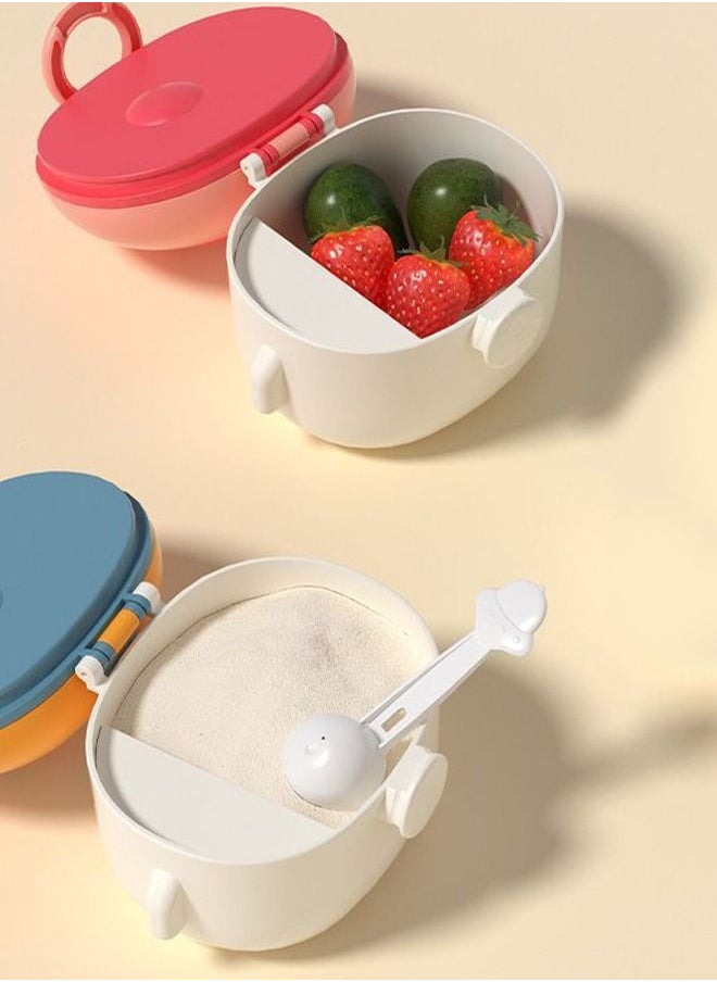 General - Baby portable milk powder box Baby milk powder distribution box out size rice powder storage box mini - Image 1